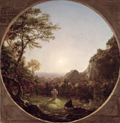 La croce solitaria, 1845 da Thomas Cole